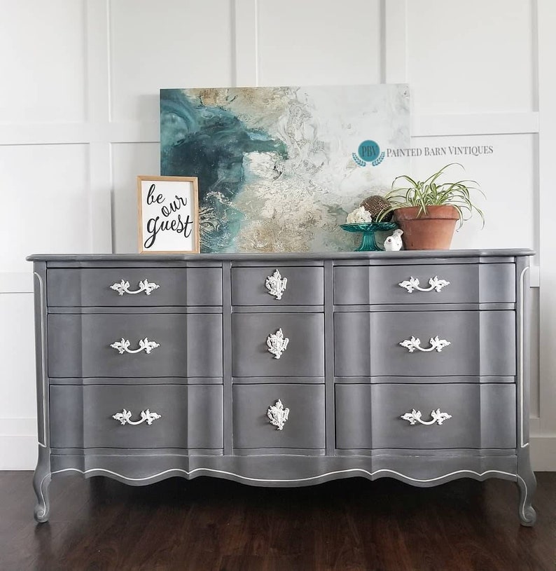 Hurricane Gray Dixie Belle Chalk Mineral Paint Etsy