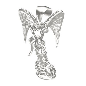 925 Sterling Silber Teufel und Engel Anhänger