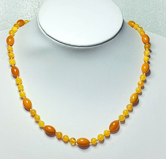 Natural butterscotch Baltic amber necklace 11 gr