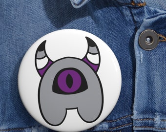 Asexual/Demisexual Pride Minmon | Pin Button