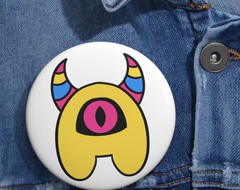 Pansexual Pride Pin Button | Minmon