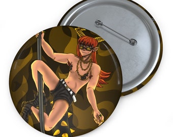 Greed Pin Button