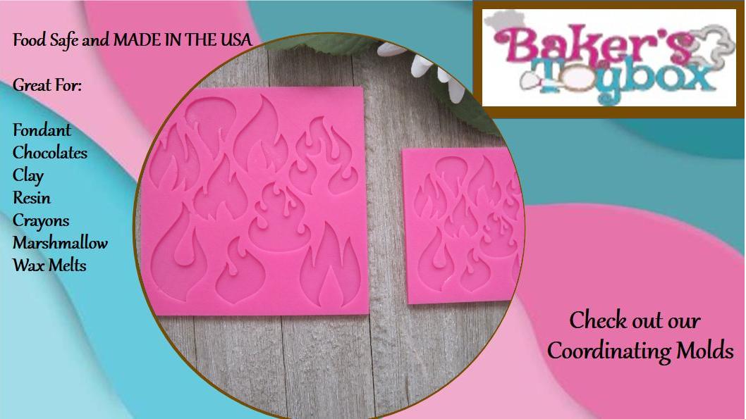 Build A Flame Mold - Fire Layering Mold - Layering Mold - Food Safe ...