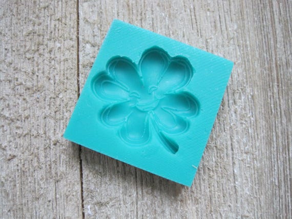 Stampo silicone quadrifoglio con coccinella, stampo battesimo, stam