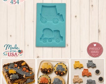 Moldes para maquinaria de construcción, moldes para camiones hormigonera, moldes para retroexcavadoras, moldes de silicona, moldes aptos para alimentos, moldes para manualidades, moldes para resina, moldes para fondant, moldes