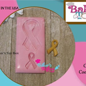 Small and Large Awareness Ribbon Silicone Mold - Ribbon Mold - Flexible  Mold - Silicone Mold - Resin Mold - Fondant Mold - Clay Mold - Mold