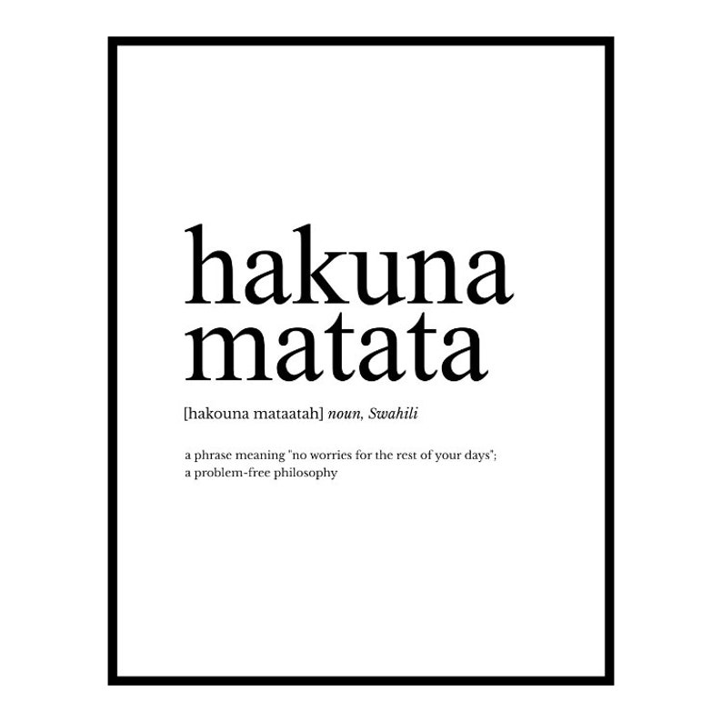 Was heißt Hakuna Matata? Bedeutung und Definition des Ausdrucks NETZWELT