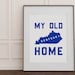 My Old Kentucky Home Lyrics Print, Script Font, Kentucky Derby Decor ...