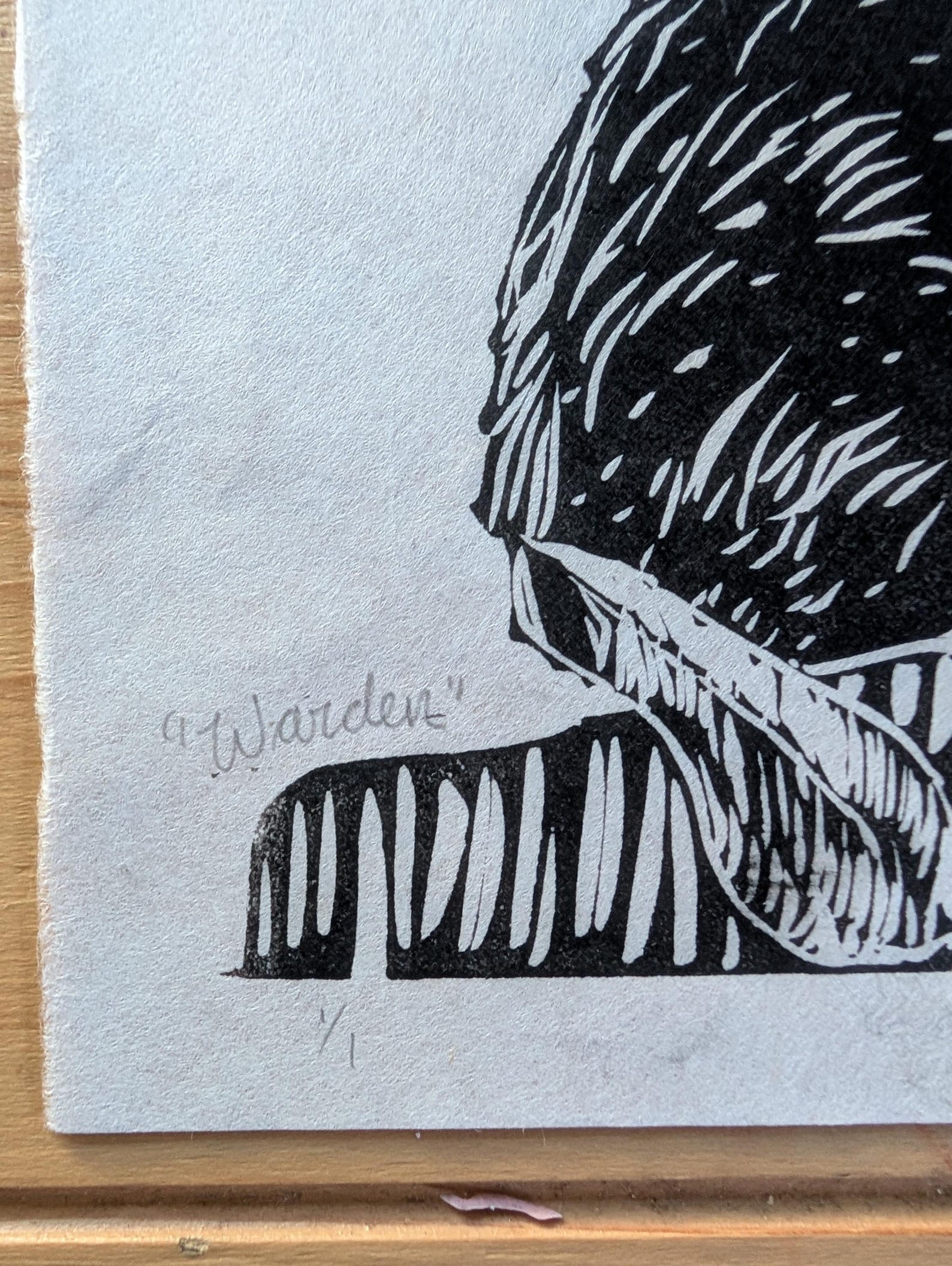 Beaver Linocut - 