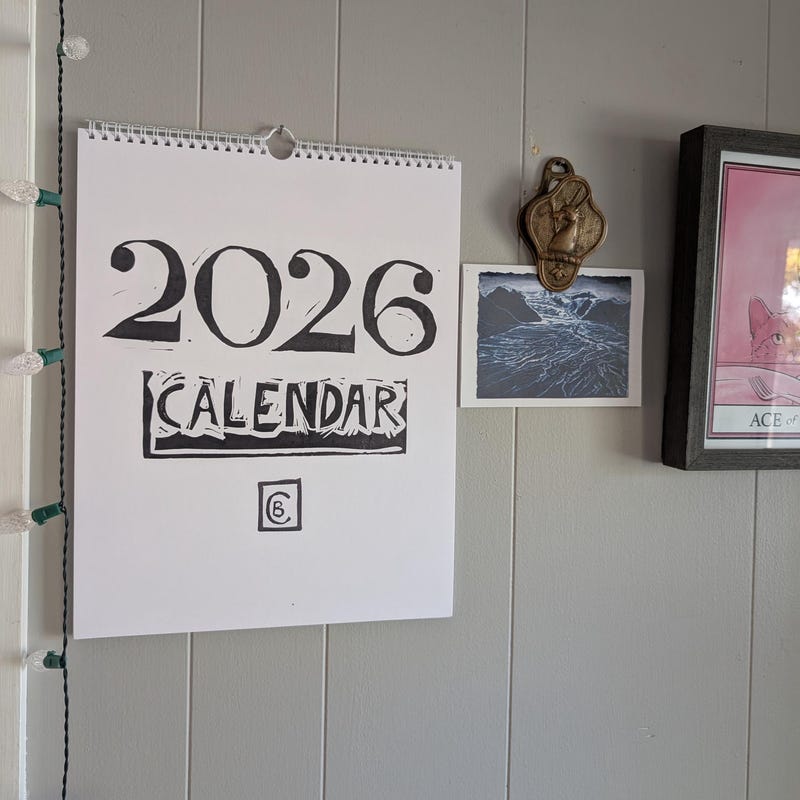 The Paw Print Calendar 2026 - Etsy