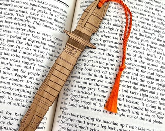 Shin Hati Lightsaber Bookmark – Laser Engraved Alder Wood with Tassel