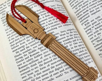 Star Wars Darth Malgus Lightsaber Bookmark with Tassel - Red Light Saber