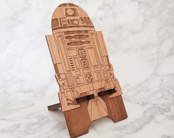 R2D2 Phone Stand - Smart Phone Docking Station - Works for all Phones - Artoo