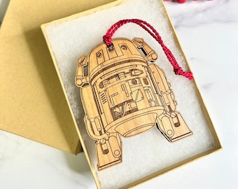 CUSTOM Star Wars Chopper Ornament - Christmas Tree Ornament - C1-10P Rebels - Personalizable