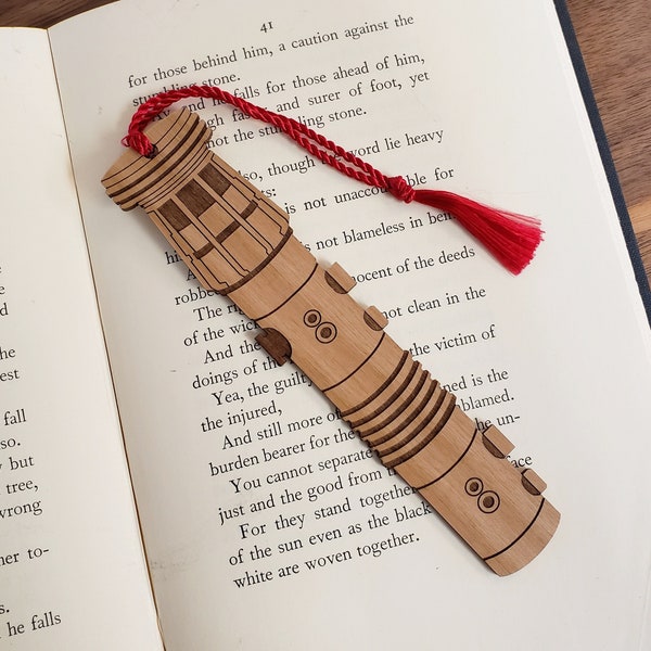 Star Wars Darth Maul Lightsaber Bookmark with Tassel - Red Light Saber