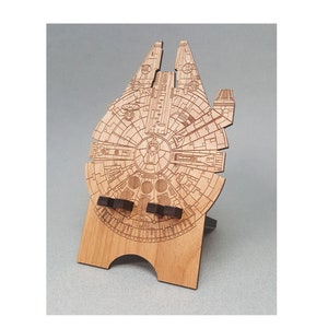 Millennium Falcon Phone Stand Smart Phone Docking Station Works for all Phones image 1