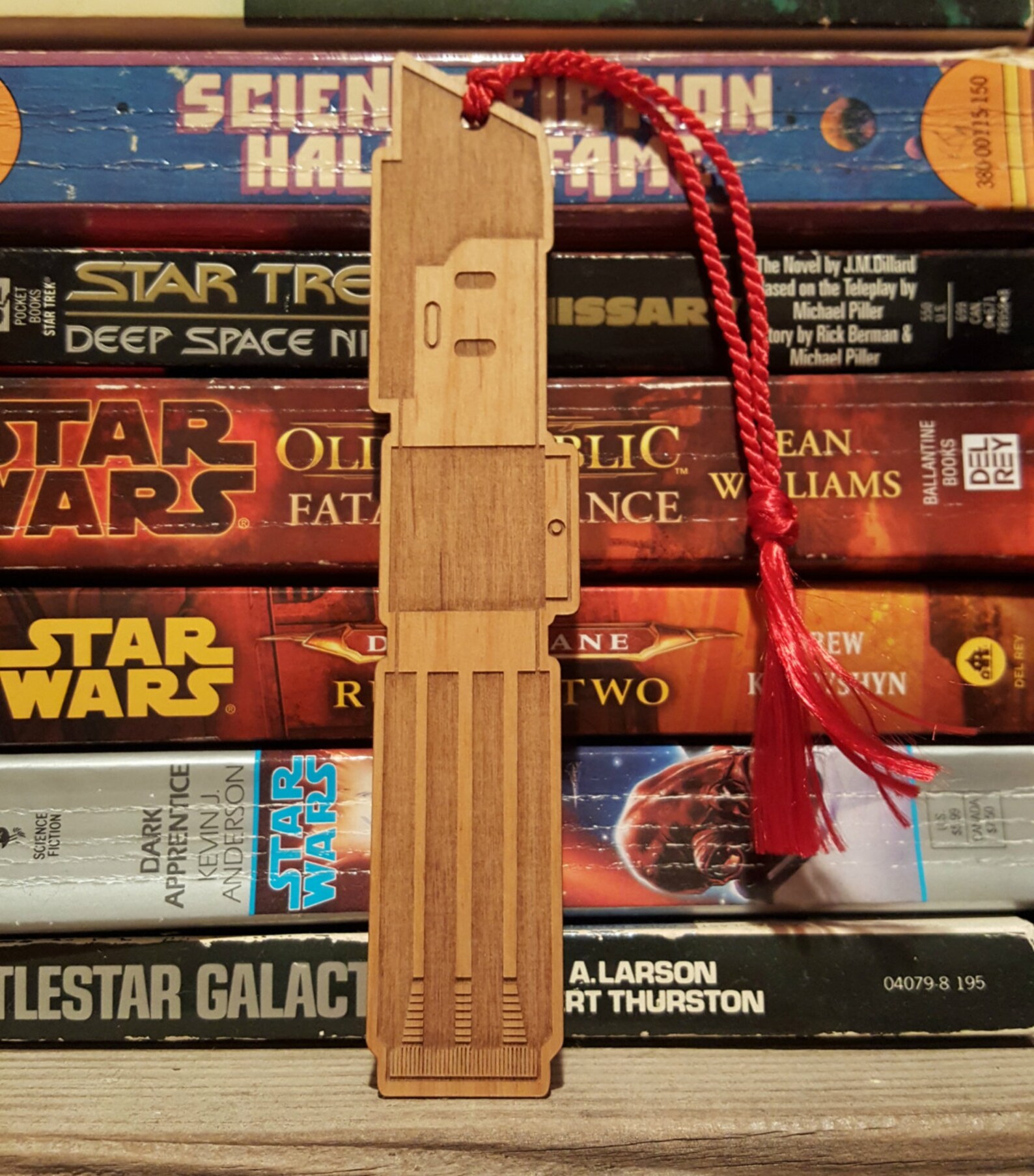 Star Wars Darth Vader Lightsaber Bookmark with Tassel Laser | Etsy