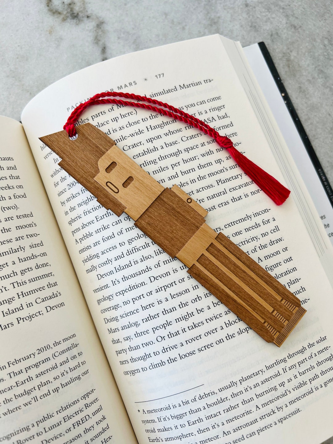 Star Wars Darth Vader Lightsaber Bookmark With Tassel - Laser Engraved ...