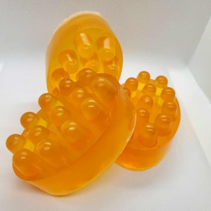 RAW Honey Shampoo and Body Bath Bar - Sensitive Skin Moisturizing Natural, Rosemary Citrus - Nourishing 2-in-1 Body Bar Handcrafted By me