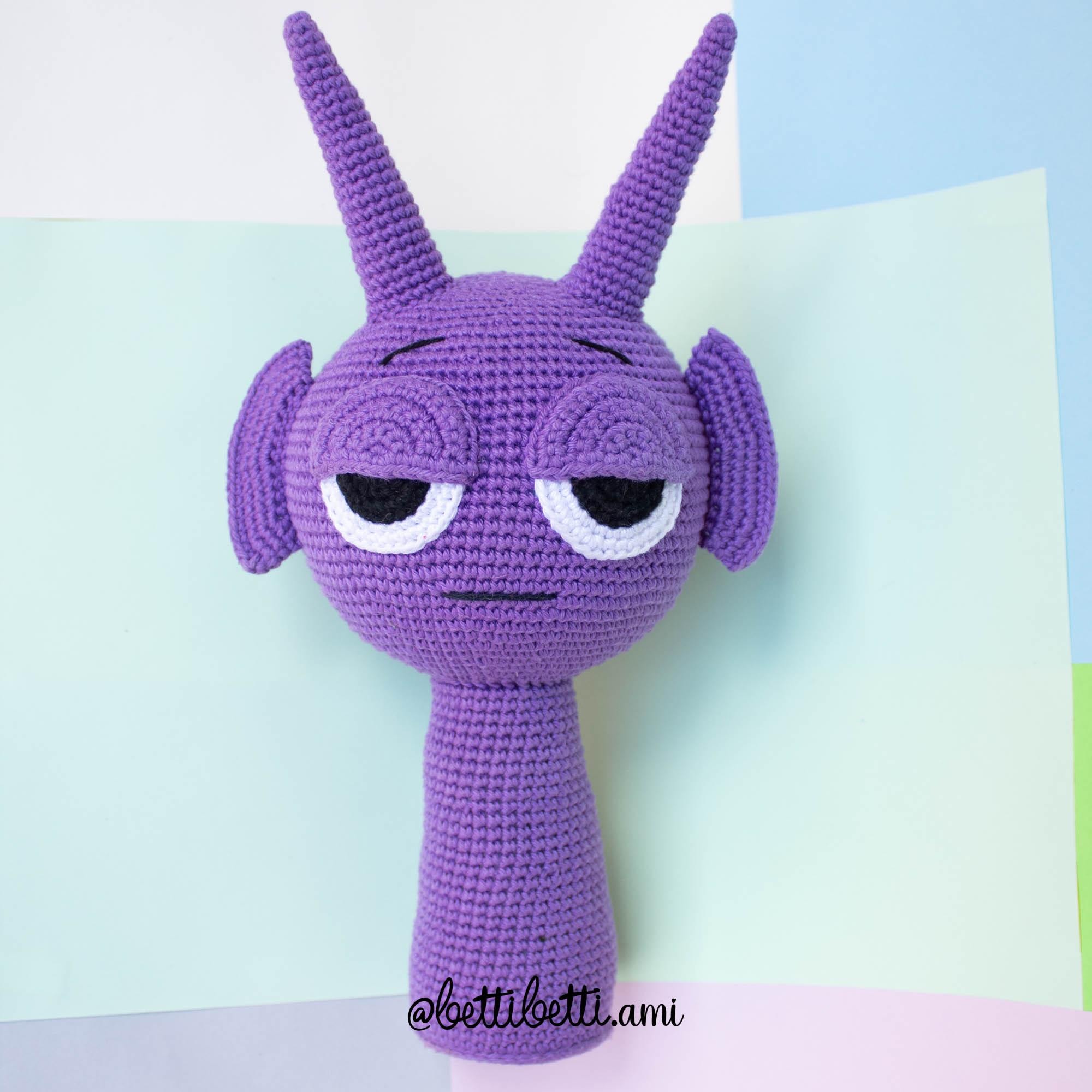 Durple Pattern Durple Sprunki Inspired Amigurumi Crochet Pattern Cute Plush Toy PDF ...