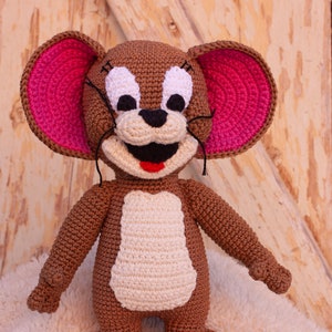 Crochet Mouse Amigurumi Pattern: Jerry Fanart (PDF Pattern)