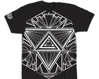 Geometric Shirt, Sacred Geometry Shirt, Geometric Clothing, Psychedelic Shirt