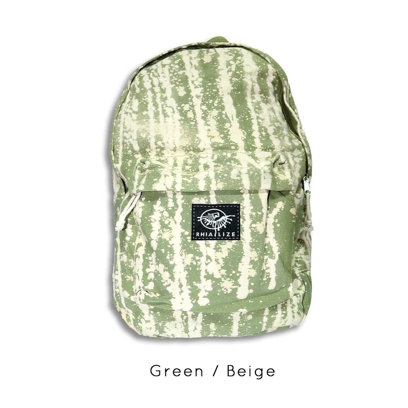 Green Bleached Backpack