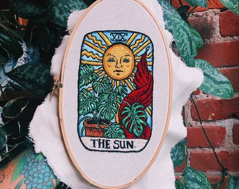 Sonne Tarot Stickmuster - Fortgeschritten