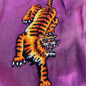 Tiger Embroidery Pattern Tutorial | Intermediate