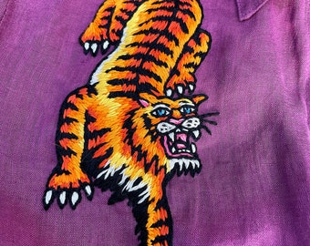 Tiger Stickmuster Anleitung | Mittelstufe