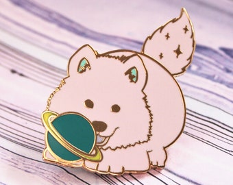 Space Dog Hard Enamel Pin