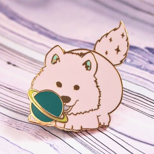 Space Dog Hard Enamel Pin