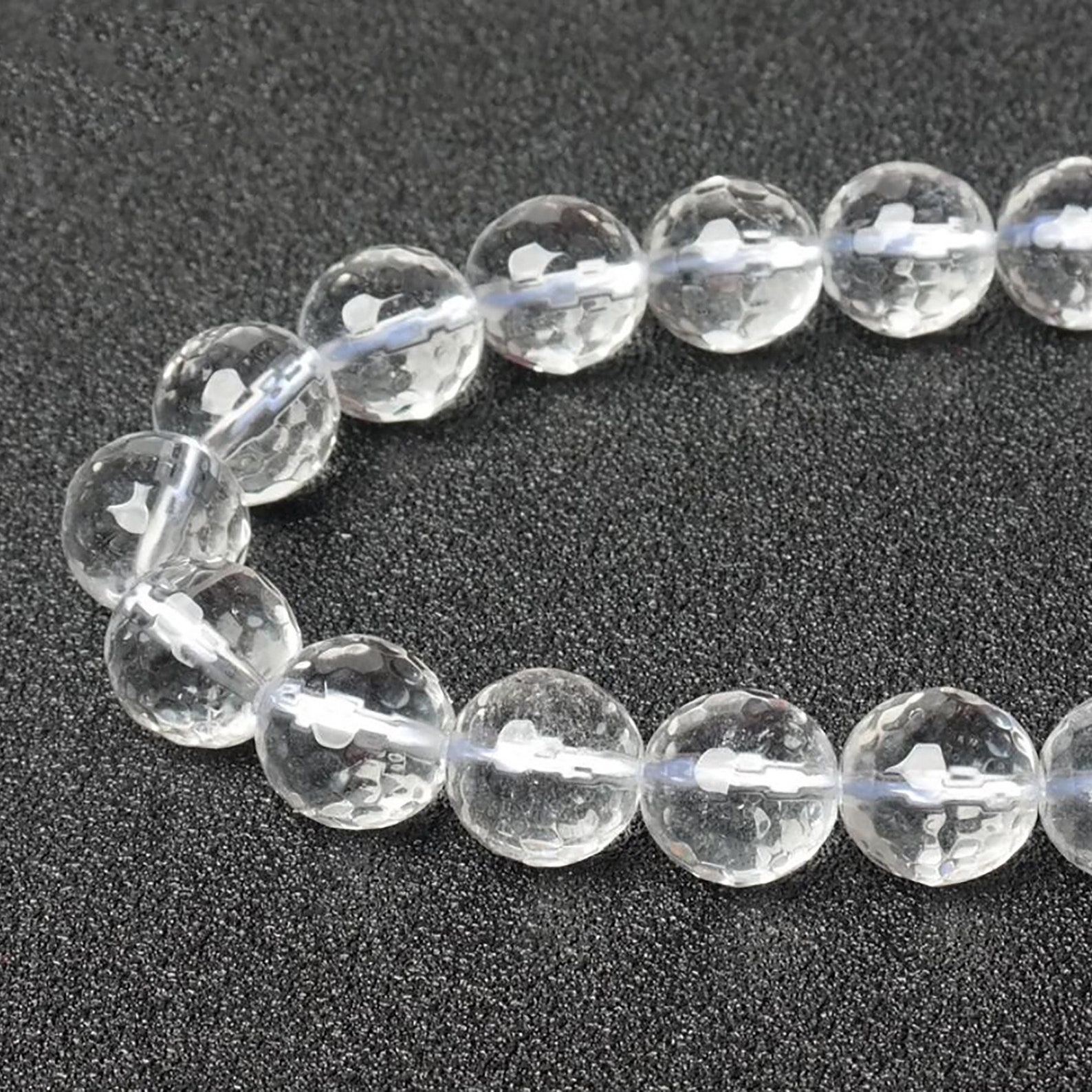 414mm Natural White Crystal Beads Grade AAAAA Smooth Faceted Etsy