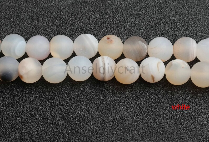 4-12mm Natural Matte Ocean agate Beads Red Smooth Round Gemstone Ocean Chalcedony 4mm 6mm 8mm 10mm 12mm Full Strand Jewelry Making SA