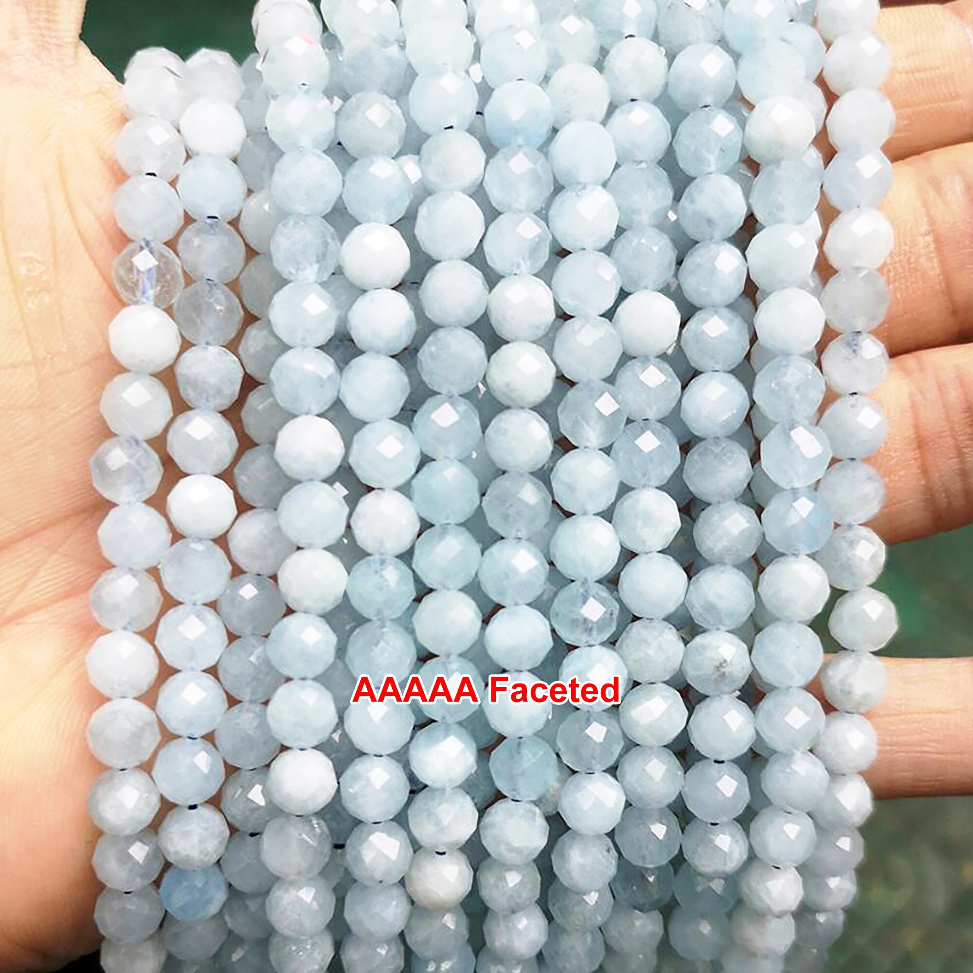 6-12mm Natural Aquamarine Beads Supplies Grade AAA AAAAA | Etsy