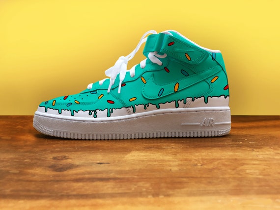 teal air force ones