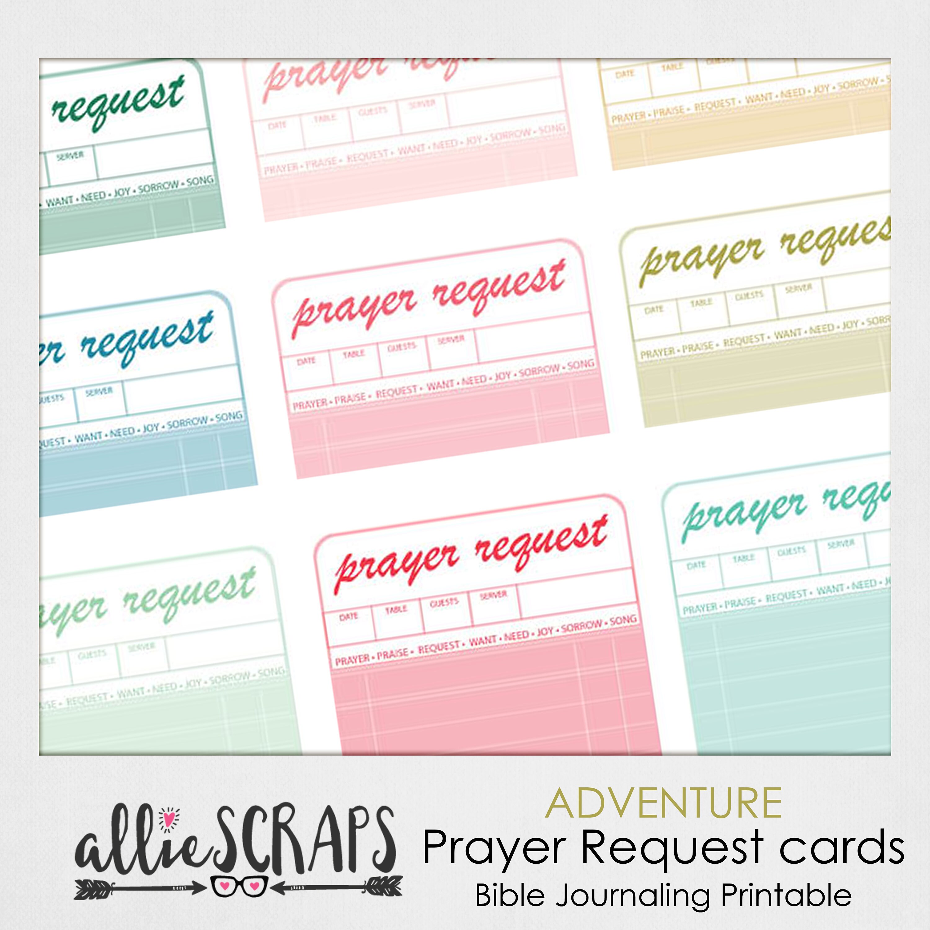 Printable Prayer Journal, Prayer Journal, Bible Journaling Kit