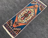 Oushak Decorative Small Rug,Vintage Small Rug Runner,Oriental Small Rug,Mat Rug,Door Mat Rug,Floor Small Rug,Area Mat Rug,Oushak Small Rug