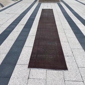 Extra Long Oushak Runner Rug: 2'42 X 17’42, Turkish Hallway Rug