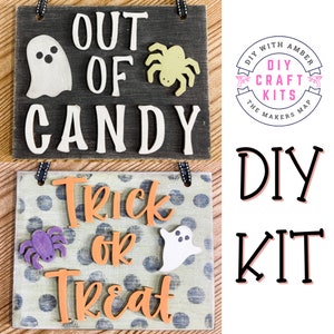 Word Trick or Treat - Laser Cut Out Unfinished Wood Craft Shape FAL54 Word Trick or Treat - Laser Cut Out Unfinished Wood Craft Shape FAL54