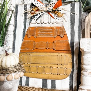 Spindle Candy Corn Crafting DIY Kit | Unfinished Wood Craft Kit | Paint ...