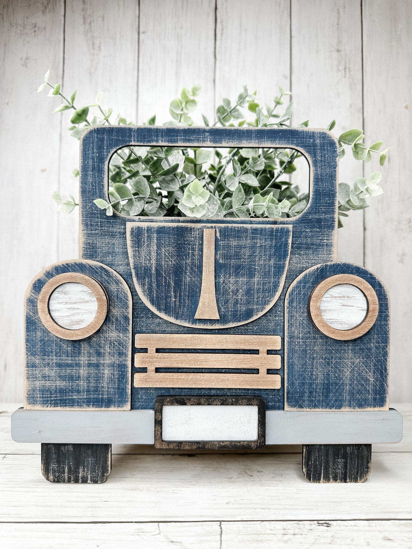 Vintage Truck Planter Box DIY Craft Kit Shelf Decor Etsy