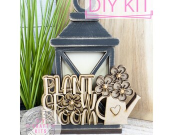 Bloom Plant Grow Add on Insert DIY Kit | Spring Shelf Sitter | Interchangeable Mantle Decor | Floral Garden | ck2838