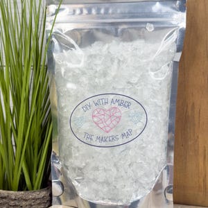 16 oz Chunky Crystal 3-6 mm Irregular Crushed Broken Glass, Broken Glass for Resin, Glass Geode, Resin Art Materials, Glass Chips, Shattered