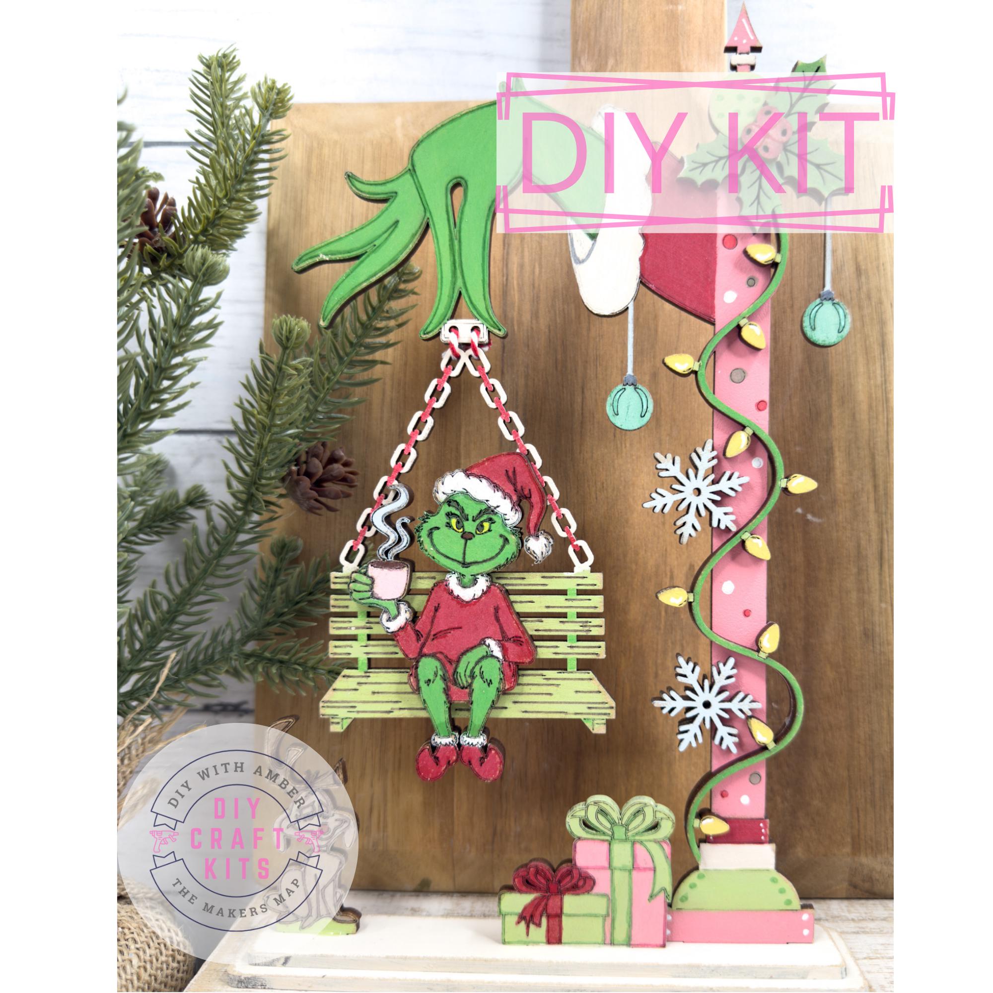Grinch Wood Cutout Pattern