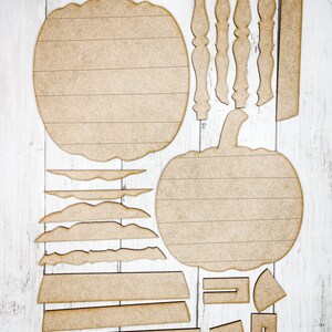 Spindle Pumpkins Set of 2 DIY Craft Kit | Wooden Fall Decor | Autumn ...