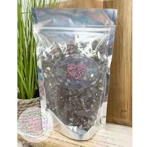 16 oz Bronze Reflective 1/4 in Irregular Crushed Broken Glass, Shattered Glass for Resin, Glass Geode, Resin Art Materials, Glass Chips