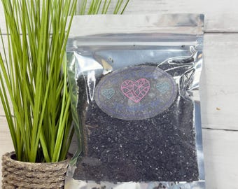 8 oz Cosmic Coal 1-3 mm Irregular Crushed Broken Glass, Shattered Glass for Resin, Glass Geode, Resin Art Materials, Glass Chips