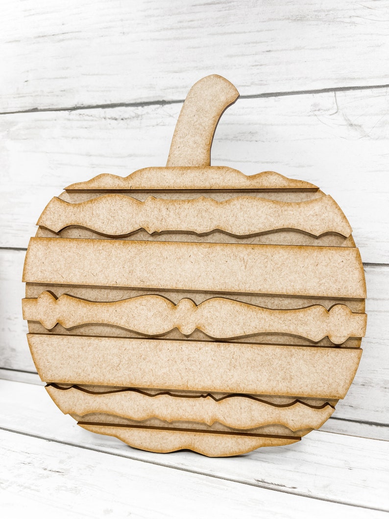 Spindle Pumpkins Crafting DIY Kit | Unfinished Wood Craft Kit | Paint ...