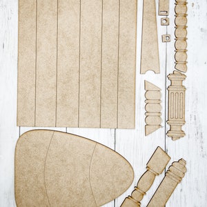 Spindle Candy Corn Crafting DIY Kit | Unfinished Wood Craft Kit | Paint ...